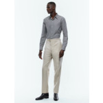 Chemise à col hirondelle en coton