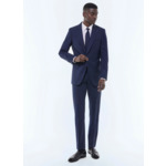 Costume ajusté en laine Prince de Galles