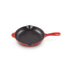 Skillet rond 23cm en fonte émaillée cerise