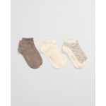 3-Pack Monogram Ankle Socks