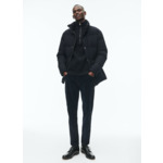 Doudoune à capuche en toile déperlante