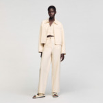 Blouson en jean à lacets