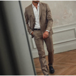 Veste de costume Gekko Beige