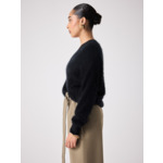 Pull en cachemire brossé Benedicte NOIR