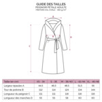 PEIGNOIR A CAPUCHE | Pétale - Roseau