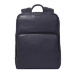 COME DE LANCEL - SAC A DOS EXTENSIBLE ZIPPE 14’ - Bleu Marine