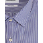 Chemise Contemporaine rayée bleue