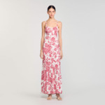 Robe longue à imprimé fleuri