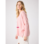 Pull poncho cachemire Lovily BLOSSOM_FLEUR