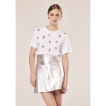 T-Shirt Tarasunkey-Blanc en Coton