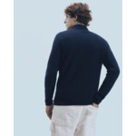 Pull Gilet à Cotes Zippé