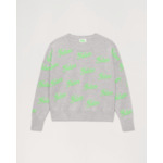 Pull Col Rond Oversize Future All-Over