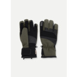 Gants de ski avec empiècements en cuir