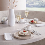 NewMoon - Tasse à café, blanche, en porcelaine haut de gamme