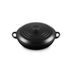 Faitout campagnard 30cm en fonte émaillée noire