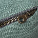 Yves Delorme - Housse de coussin en lin blanc, Pigment