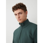 Sweat à col montant zippé