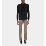 Chemise En Soie Noire Homme