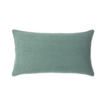 Yves Delorme - Housse de coussin en lin bleu, Pigment