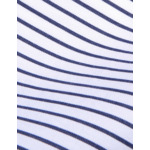 Chemise ajustée rayée marine