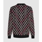 K-CHEVRON JACQUARD CARDIGAN