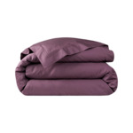 Yves Delorme - Housse de couette en satin marron, Triomphe