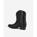 Bottes Western En Cuir Noir