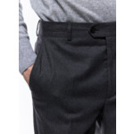 Pantalon ajusté en laine certifiée