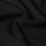 Faux-col côtelé slim avec logo