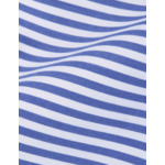 Chemise ajustée rayée bleue