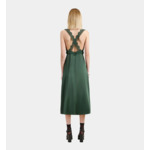 Robe Nuisette Longue Verte Avec Guipure Femme