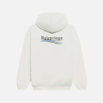 Balenciaga Hoodie Political Campaign Blanc