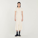 Robe longue en maille