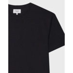 T-shirt col rond en coton uni marine