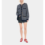 Cardigan En Laine À Rayures Femme