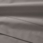 Desforges - Drap plat en percale de coton rouge, Alcove