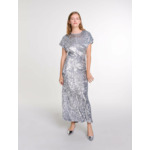 Robe longue en sequins