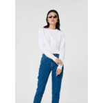 Pull Prunette-Ecru en Polyester