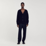 Cardigan en maille côtelée