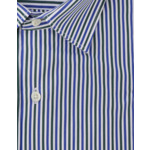 Chemise Ajustée rayée bleue