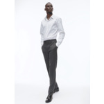 Chemise à col droit en coton
