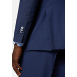 Costume Bleu Tissu à Microstructure