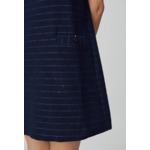Robe courte droite rayures