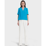 Top Tahiel Bleu en Polyester