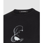 SKETCH CAMEO PRINT LS TOP