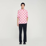 Chemise Cross Flower manches courtes