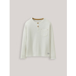 T-SHIRT  HENLEY WAFLE