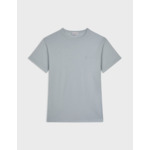 T-shirt Benny en coton et lin bleu clair