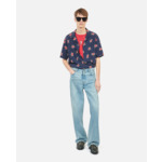 Chemise Imprimée Manches Courtes Homme