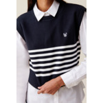 Pull Jean Toto rayé sans manches